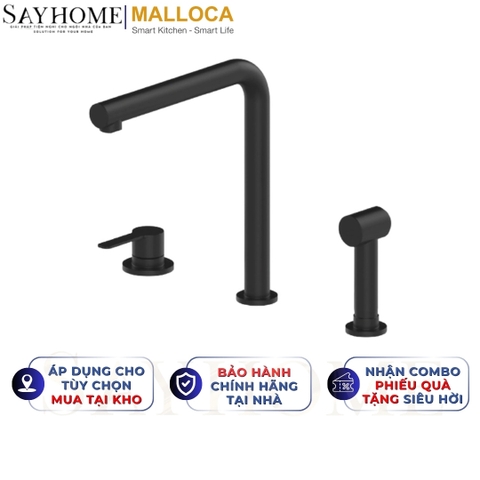 Bộ vòi rửa chén MALLOCA K501B hai nguồn nóng lạnh - Hàng chính hãng