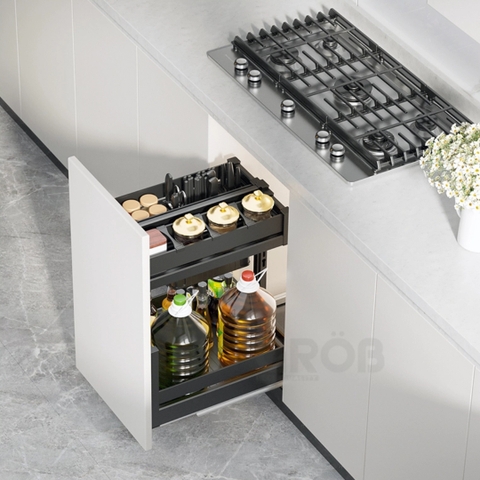 Kệ đựng dao thớt GROB C1NT.25/30/35/40/45 hợp kim nhôm phủ Nano - Hàng chính hãng GROB