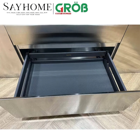 Kệ đựng xoong nồi GROB C1NX.60/70/75/80/90 hợp kim nhôm phủ Nano, nan Oval - Hàng chính hãng GROB