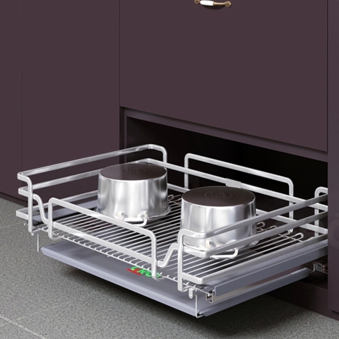Kệ đựng xoong nồi GROB C1OP.093.60/70/75/80/90 hợp kim phủ Nano, nan Oval - Hàng chính hãng GROB