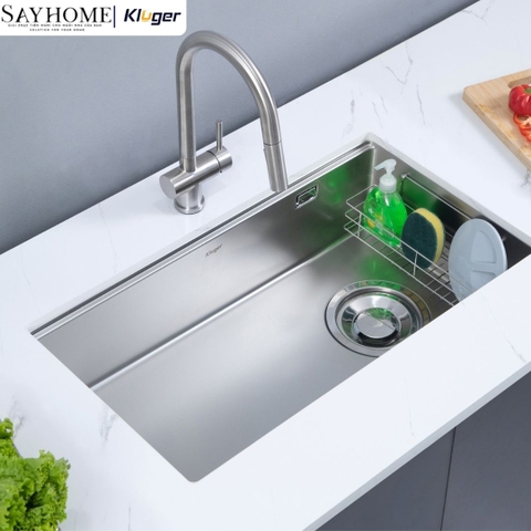 Chậu rửa chén bát 1 hố Nhật Kluger KY8045SL BASIC/PLUS tại thành phố Hồ Chí Minh