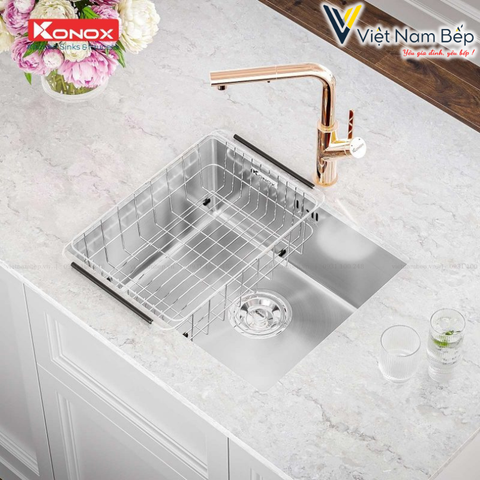 Chậu rửa bát Undermount Sink Cube 5444SU - Chính hãng KONOX