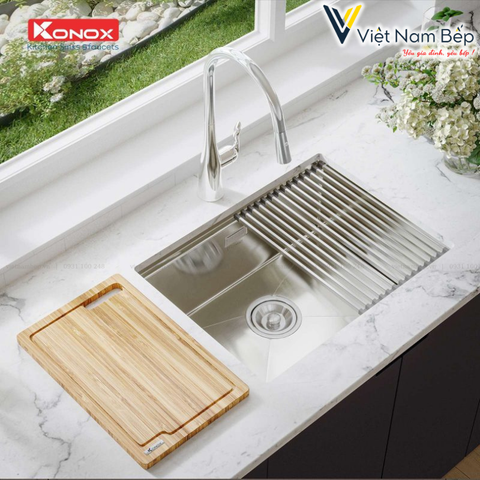 Chậu rửa bát Workstation Sink – Undermount Sink KN6046SU - Chính hãng KONOX