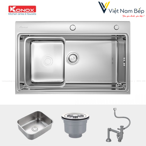 Chậu rửa bát Overmount Sink KN7548SO - Chính hãng KONOX