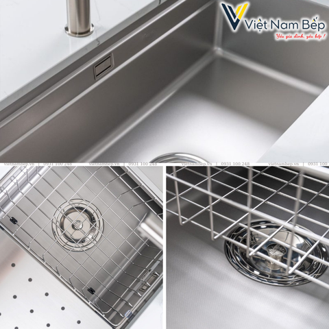 Chậu rửa bát chống xước Workstation Sink – Undermount Sink KN8644SU Dekor - Chính hãng KONOX