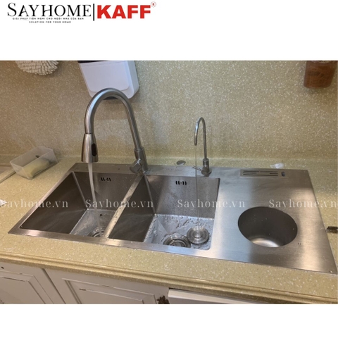 Chậu rửa INOX KAFF KF-D-HM10045 - Bảo hành chính hãng 5 năm