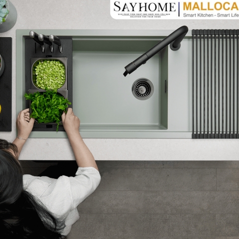 Chậu rửa đá Malloca Sense K82 tại thành phố Hồ Chí Minh