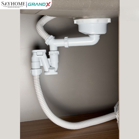 Chậu rửa chén bát 1 hố inox 304 GRANDX GX7548JP HIKARI 75cm - Chính hãng