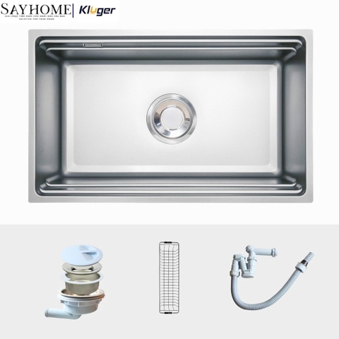 Chậu rửa chén bát 1 hố Nhật Kluger KG7044FS Basic tại thành phố Hồ Chí Minh