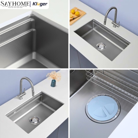 Chậu rửa chén bát 1 hố Nhật Kluger KG7044FS Basic tại thành phố Hồ Chí Minh