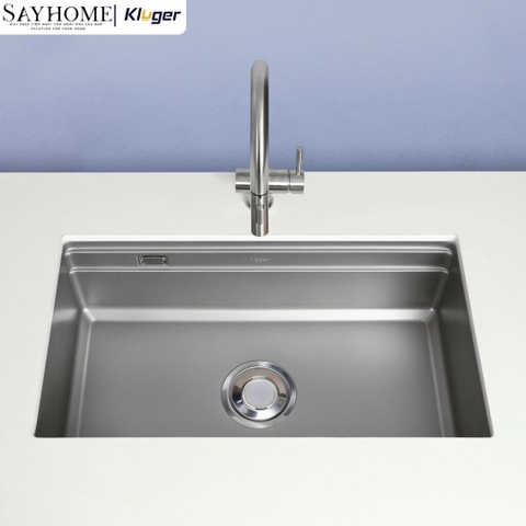 Chậu rửa chén bát 1 hố Nhật Kluger KG7044FS Basic tại thành phố Hồ Chí Minh