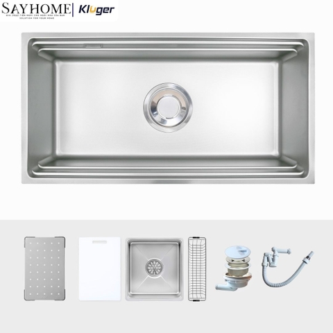 Chậu rửa chén bát 1 hố Nhật Kluger KG8644FS Basic/Plus tại thành phố Hồ Chí Minh