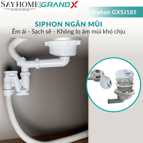 Chậu rửa chén bát 1 hố inox 304 GRANDX GX7848JP HIKARI 78cm - Chính hãng