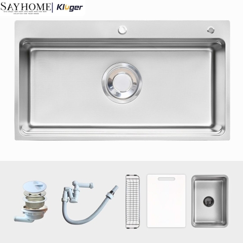 Chậu rửa chén bát 1 hố Nhật Kluger KF8850FS Basic/Plus tại thành phố Hồ Chí Minh