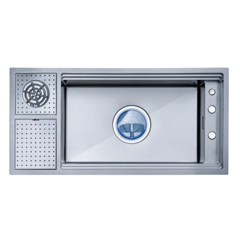 Chậu rửa chén bát 1 hố NOBINOX LUMIA NJ511B 98cm - Bảo hành lên đến 10 năm