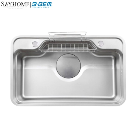 Combo Mua Chậu rửa inox BGEM BG-7548 SKY 3D – Tặng Vòi rửa dây rút BG-V02K tại thành phố Hồ Chí Minh