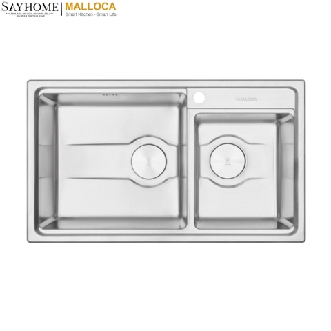 Chậu rửa chén inox Malloca MS 5082W tại thành phố Hồ Chí Minh