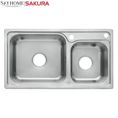 Chậu rửa chén bát SAKURA ST-3201N cao cấp INOX 304 - Chính hãng