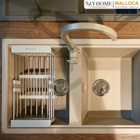 Chậu rửa đá 2 ngăn Malloca BIANCO K-45062 tại thành phố Hồ Chí Minh