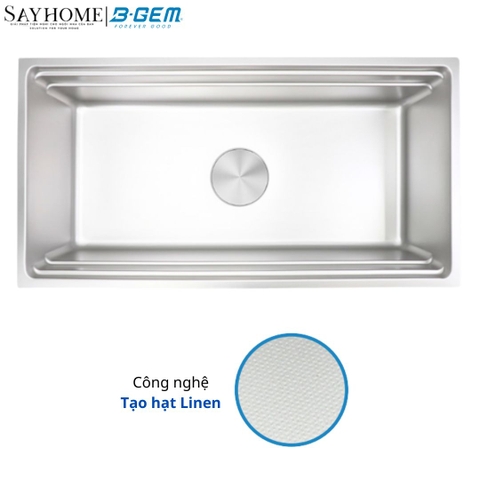 Chậu rửa chén bát 1 hố inox 304 B-GEM BG - 7843AT 78cm tại thành phố Hồ Chí Minh