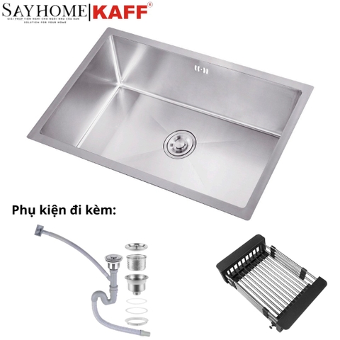 Chậu rửa inox KAFF KF - HM6045BI - Bảo hành chính hãng 5 năm