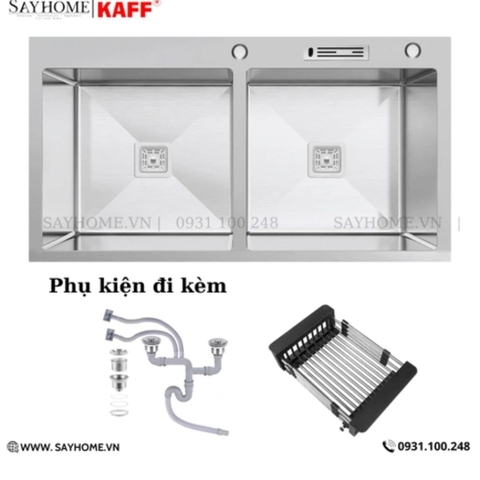 Chậu rửa INOX KAFF KF-HMS8245 / KF-GMS8245 - Bảo hành chính hãng 5 năm