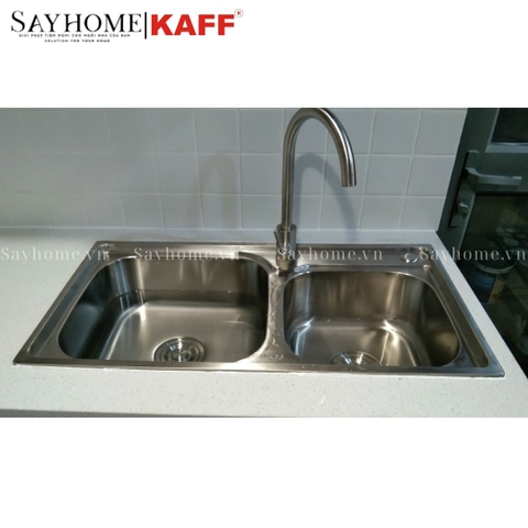 Chậu rửa inox KAFF KF-M8045GHR- Hàng chính hãng