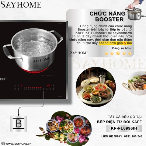 Bếp từ kết hợp hồng ngoại KAFF KF-FL6996IH tại thành phố Hồ Chí Minh