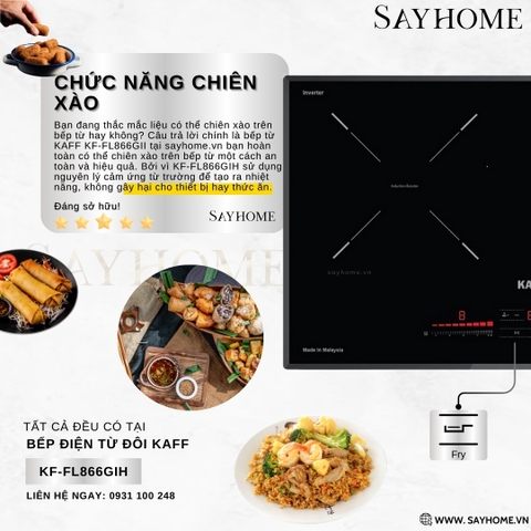 Bếp điện từ đôi KAFF KF-FL866GIH tại thành phố Hồ Chí Minh
