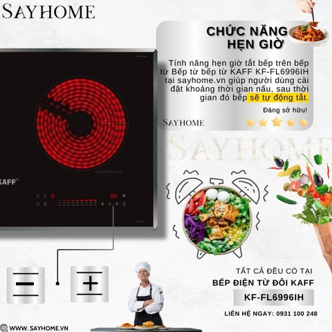 Bếp từ kết hợp hồng ngoại KAFF KF-FL6996IH tại thành phố Hồ Chí Minh