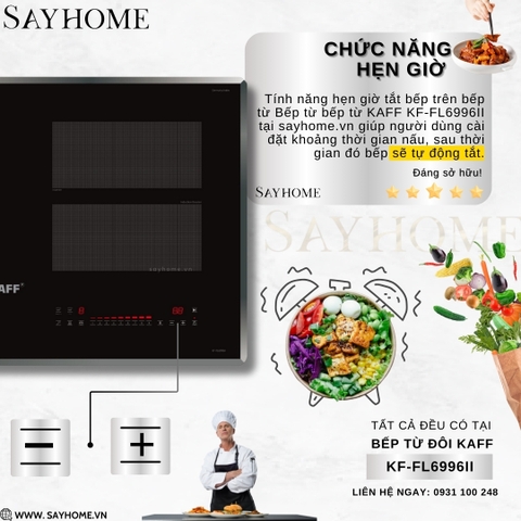 Bếp từ đôi KAFF KF-FL6996II tại thành phố Hồ Chí Minh