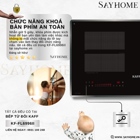 Bếp từ đôi KAFF KF-FL6996II tại thành phố Hồ Chí Minh