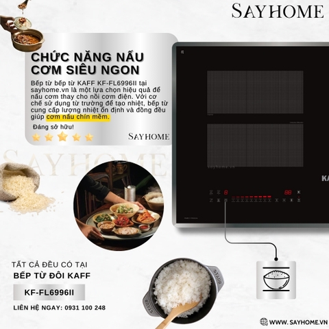 Bếp từ đôi KAFF KF-FL6996II tại thành phố Hồ Chí Minh