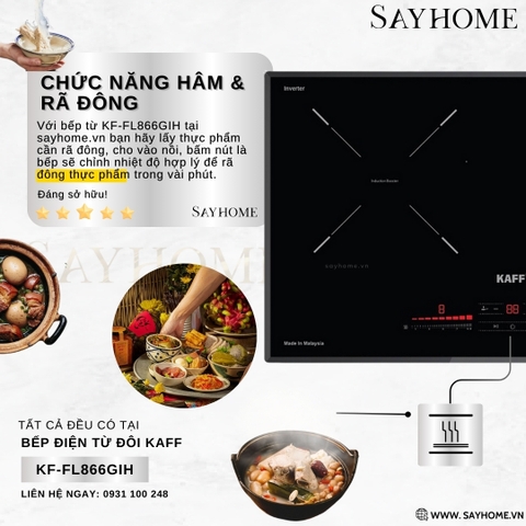 Bếp điện từ đôi KAFF KF-FL866GIH tại thành phố Hồ Chí Minh