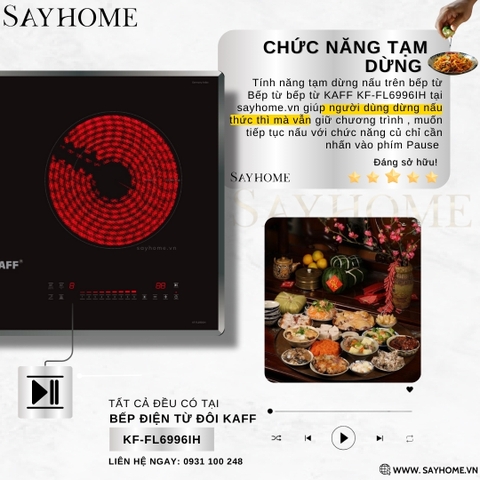 Bếp từ kết hợp hồng ngoại KAFF KF-FL6996IH tại thành phố Hồ Chí Minh