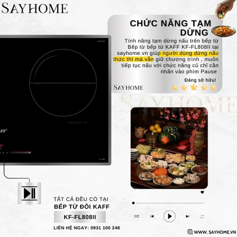 Bếp từ đôi KAFF KF-FL808II tại thành phố Hồ Chí Minh