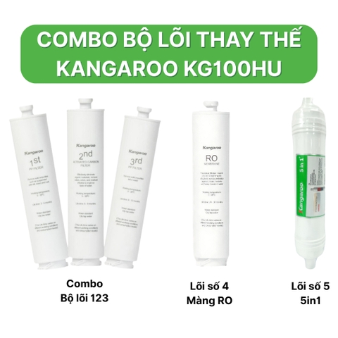 Bộ lõi lọc thay thế Kangaroo KG100HU - Hàng chính hãng
