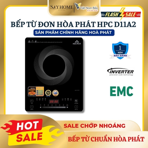 Bếp điện từ đơn Hoà Phát HPC D11A2 - Bảo hành 12 tháng