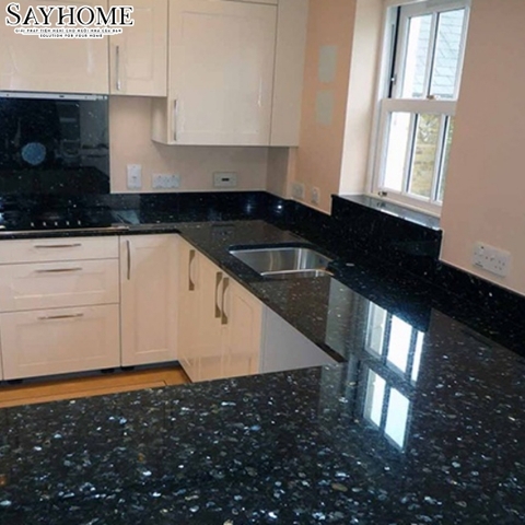 Đá Granite xà cừ xanh đen