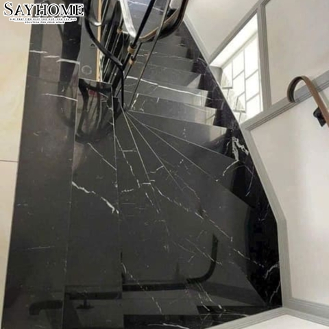 Đá Marble đen tia chớp