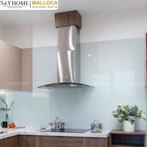 Máy hút mùi MALLOCA DELTA-K890V kính cong RANGE HOOD - Hàng chính hãng MALLOCA