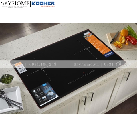 Bếp từ đôi Kocher DI 806GE02 - Bảo hành 3 năm