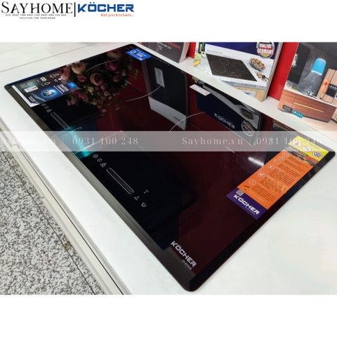 Bếp từ đôi Kocher DI 833GE -  Bảo hành 3 năm