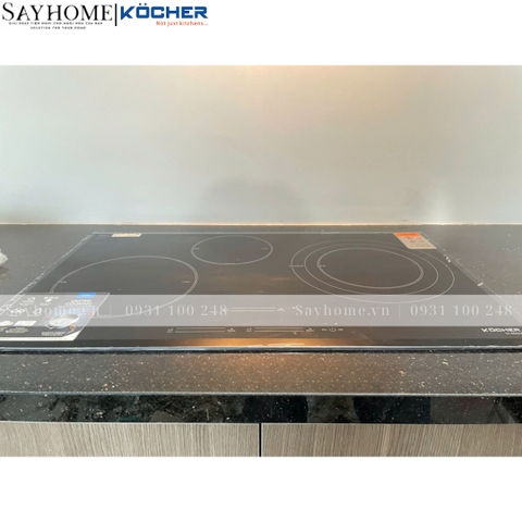 Bếp từ đôi Kocher DI 855GE -  Bảo hành 3 năm