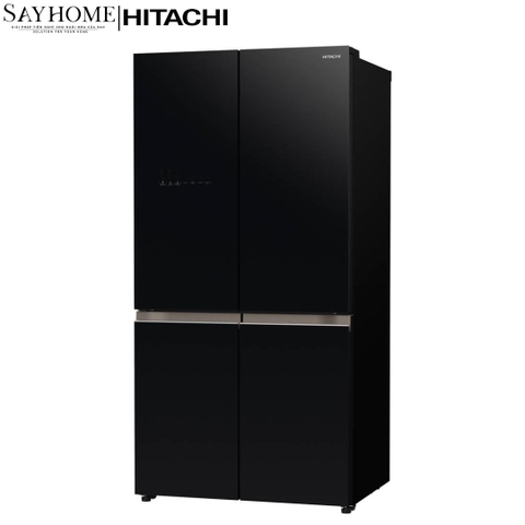 Tủ lạnh 4 cánh màu đen Hitachi R-WB640VGV0-GMG 569 Lít - Hàng chính hãng