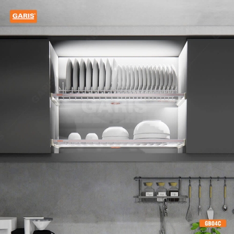 Giá chén bát cố định GARIS GB04C - Nan tròn