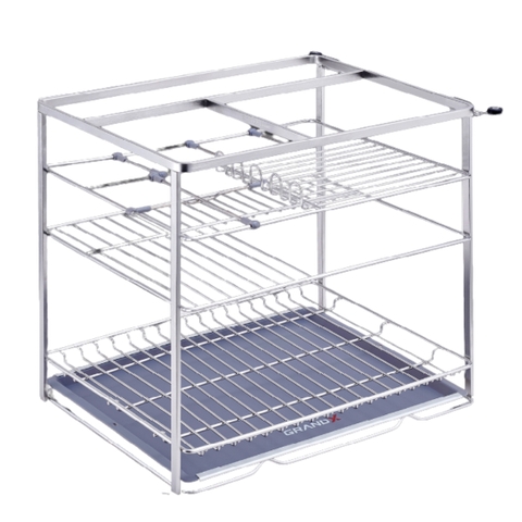 Giá đựng chai lọ gia vị Grand X XS.25S2/30S2/35S2/40S2 Inox Sus304 nan dẹt - Hàng chính hãng