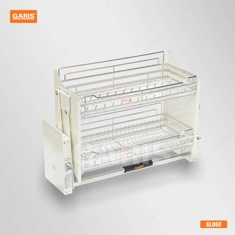 Giá chén bát đĩa nâng hạ GARIS GL06E - Nan vuông