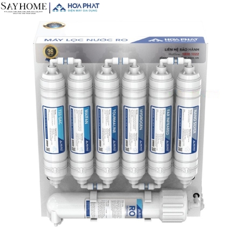 Máy lọc nước Hòa Phát HWU3A1022 RO để gầm không chân với 10 lõi lọc - Bảo hành chính hãng 36 tháng