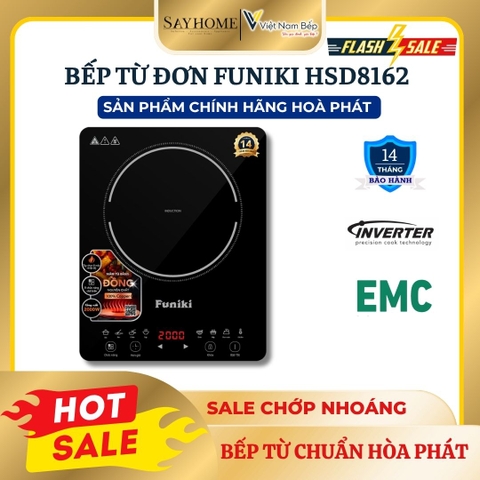 Bếp điện từ đơn Funiki HSD8162 - Bảo hành 14 tháng